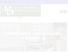 Tablet Screenshot of dependablewarehouse.com